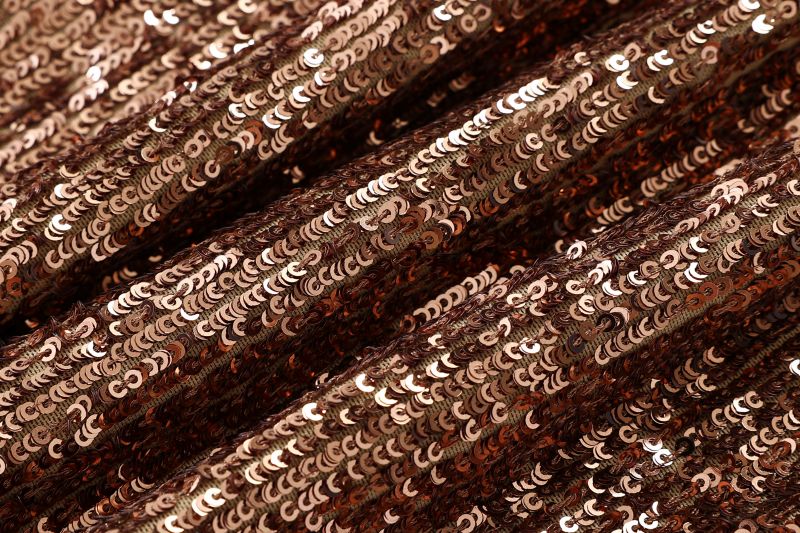 Sequin shiny suspender dress